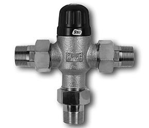 SYR Thermostatischer Wassermischer 702-Safe, DN 15, mit Verbr&uuml;hschutz - 070215002